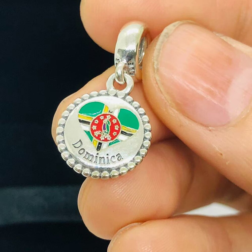✨🔥Pandora Dominican Republic map charm